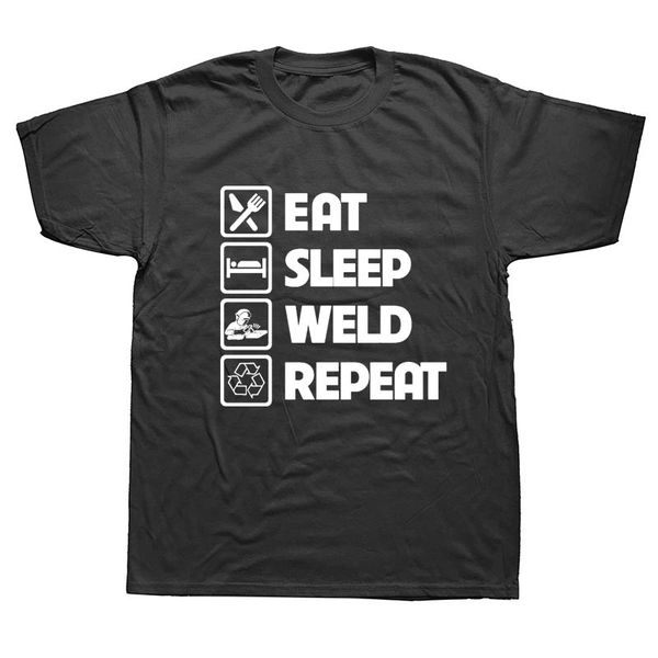 funny welding eat sleep weld repeat for welders cotton fashion streetwear short sleeve hoodie designers t shirts sweatshirt
funny welding eat sleep weld repeat for welders cotton fashion streetwear short sleeve hoodie designers t shirts sweatshirt