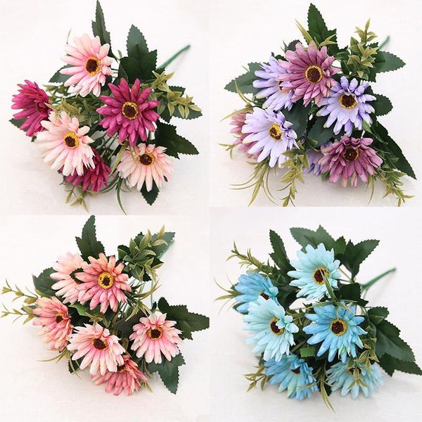 1pcs artificial sun flower 7 white pink silk peony bouquet fake flower wedding home decoration sun rose1
1pcs artificial sun flower 7 white pink silk peony bouquet fake flower wedding home decoration sun rose1