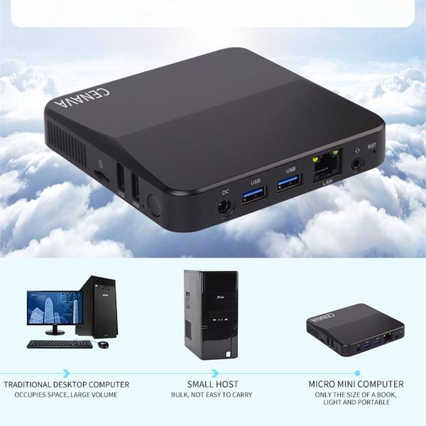 cenava p3t mini pc 8gb 256g ssd intel celeron windows 10 4 core deskcomputer linux pc smart tv box m.2 2242 wifi vga hdmi
cenava p3t mini pc 8gb 256g ssd intel celeron windows 10 4 core deskcomputer linux pc smart tv box m.2 2242 wifi vga hdmi