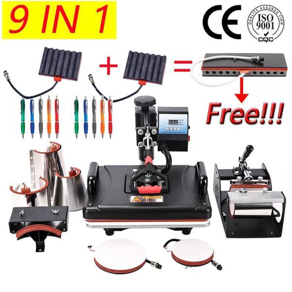 printers 30*38cm 9 in 1 combo heat press machine sublimation printer 2d thermal transfer pen cloth cap mug plate t-shirt printing machine1
printers 30*38cm 9 in 1 combo heat press machine sublimation printer 2d thermal transfer pen cloth cap mug plate t-shirt printing machine1
