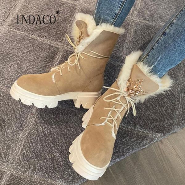 2020 winter women boots suede thick heel boots lace up crystal fur ankle for women warm snow, Black
2020 winter women boots suede thick heel boots lace up crystal fur ankle for women warm snow, Black