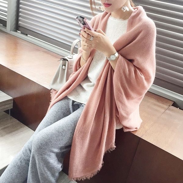 pure color cashmere scarves for women korean version, autumn and winter versatile students' extra large thickened neck warm shawl, Blue;gray
pure color cashmere scarves for women korean version, autumn and winter versatile students' extra large thickened neck warm shawl, Blue;gray