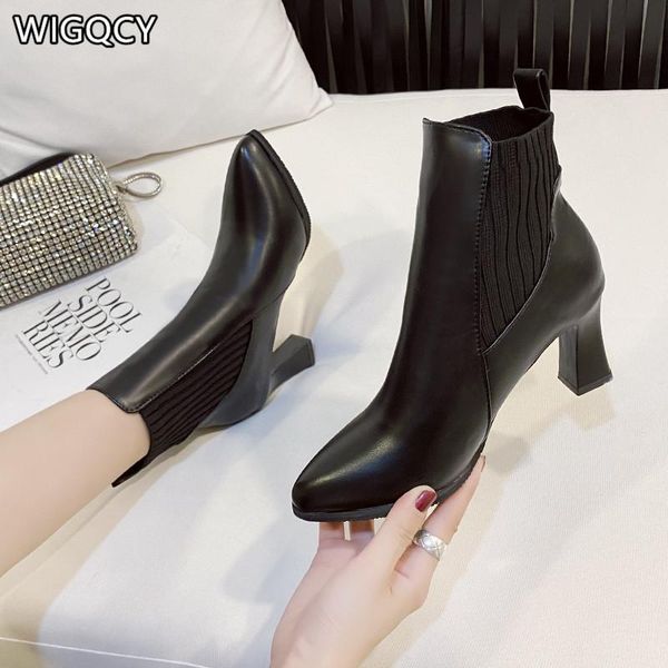 2020 new autumn women style for chunky heel pointed ankle boots women style fashion non-slip boots women's high heels, Black
2020 new autumn women style for chunky heel pointed ankle boots women style fashion non-slip boots women's high heels, Black