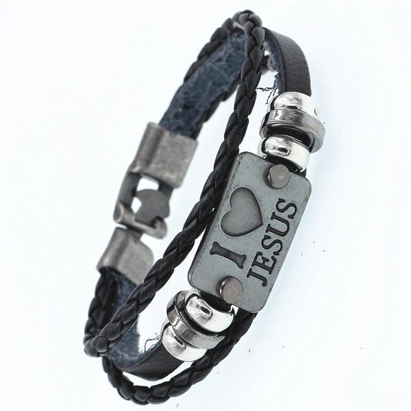 retro i love jesus leather bracelets fashion jewelry leather bracelet men wristband bracelets for women gift pulsera1, Golden;silver
retro i love jesus leather bracelets fashion jewelry leather bracelet men wristband bracelets for women gift pulsera1, Golden;silver