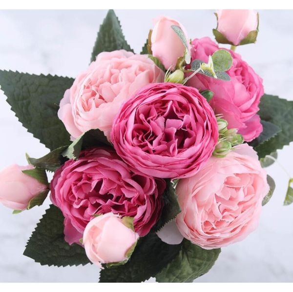 30cm rose pink silk peony artificial flowers bouquet 5 big head and 4 bud fake flowers for home wedding decorati sqckmy ppshop01
30cm rose pink silk peony artificial flowers bouquet 5 big head and 4 bud fake flowers for home wedding decorati sqckmy ppshop01