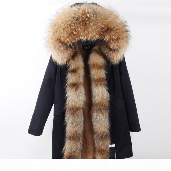 2018 new long winter jacket women coat parka camouflage army green natura real raccoon fur collar hood parkas casual thick, Black
2018 new long winter jacket women coat parka camouflage army green natura real raccoon fur collar hood parkas casual thick, Black