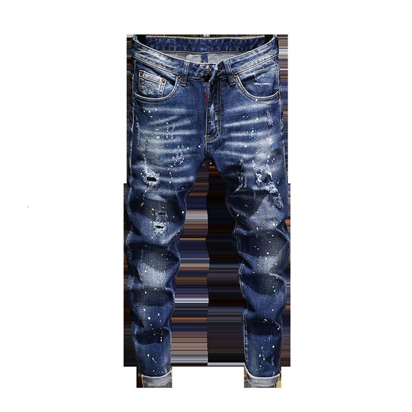 2021 brim for ripped new man painted thin pants embroidered hip hip-hop edge blue spring 53hx
2021 brim for ripped new man painted thin pants embroidered hip hip-hop edge blue spring 53hx