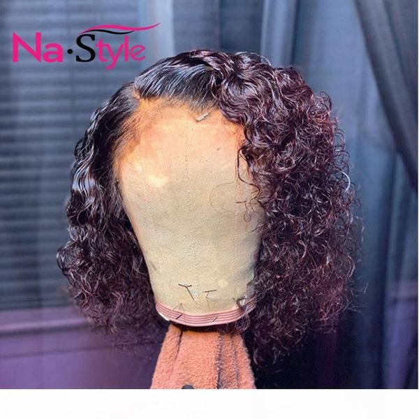 burgundy lace front wig water wave wig bob pre plucked with baby hair 13x4 short curly human hair wigs for black women 130 remy, Black;brown
burgundy lace front wig water wave wig bob pre plucked with baby hair 13x4 short curly human hair wigs for black women 130 remy, Black;brown