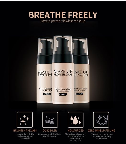 foundation selling laikou makeup base face cream liquid concealer moisturizer oil control waterproof maquiagem 40g
foundation selling laikou makeup base face cream liquid concealer moisturizer oil control waterproof maquiagem 40g