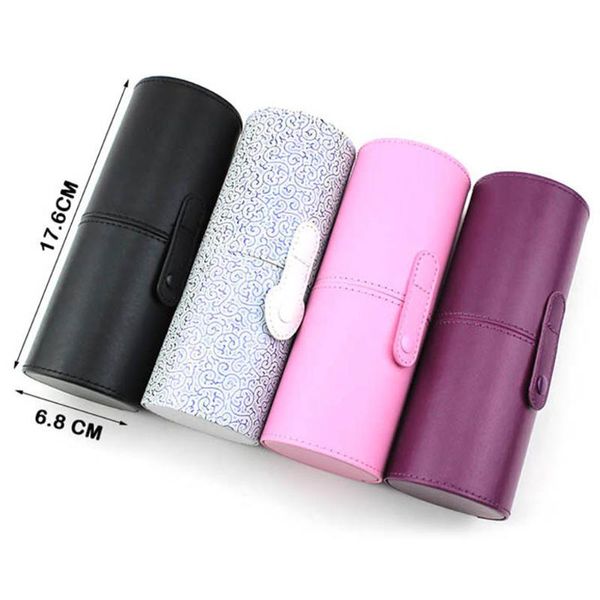 cosmetic bags & cases travel fashion pu leather bag case 17.6*6.8cm barrel shape makeup brush holder toiletry storage box organizer
cosmetic bags & cases travel fashion pu leather bag case 17.6*6.8cm barrel shape makeup brush holder toiletry storage box organizer