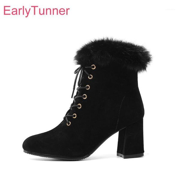 boots winter warm black brown women ankle furry fashion high heels lady shoes ea119 plus big small size 10 30 43 461
boots winter warm black brown women ankle furry fashion high heels lady shoes ea119 plus big small size 10 30 43 461
