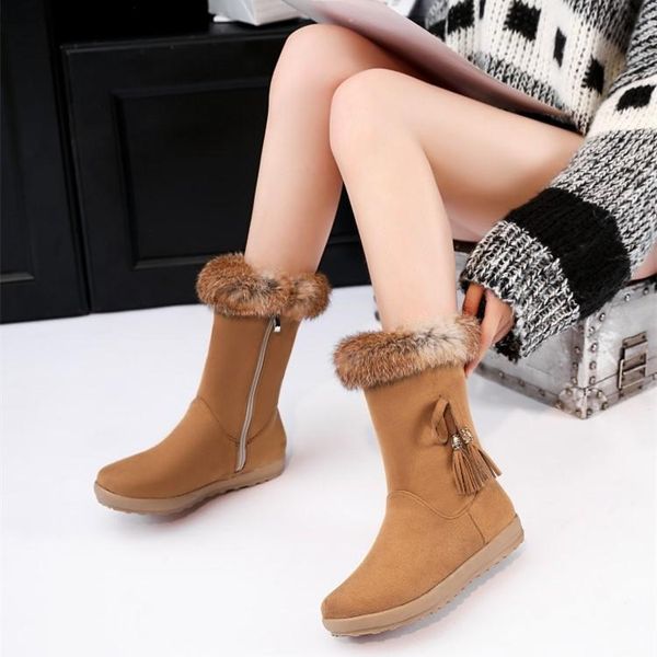 snow boots for women booties ladies round toe wedge shoes plush low heels booties padded fur rubber mid calf wedges, Black
snow boots for women booties ladies round toe wedge shoes plush low heels booties padded fur rubber mid calf wedges, Black