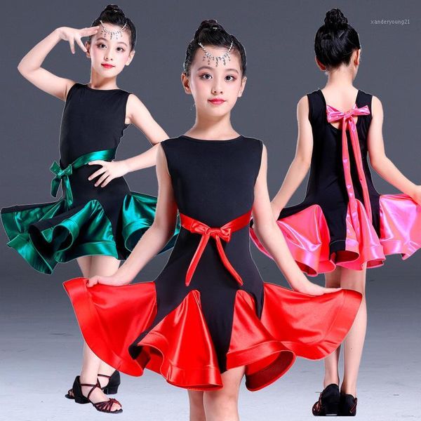stage wear latin dance dress for girls ballroom competition salsa kids girl rumba samba children 2021 tango skirt wear1, Black;red
stage wear latin dance dress for girls ballroom competition salsa kids girl rumba samba children 2021 tango skirt wear1, Black;red