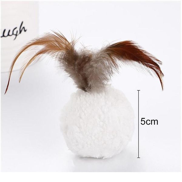 1pc cat plush ball toy creative faux feather decor cat training toy cat interactive toys pet supplie qylgsn
1pc cat plush ball toy creative faux feather decor cat training toy cat interactive toys pet supplie qylgsn