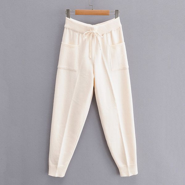 2021 new autumn winter knitted harem women elastic waist trousers female thick plus size pants casual streetwear lqti, Black;white
2021 new autumn winter knitted harem women elastic waist trousers female thick plus size pants casual streetwear lqti, Black;white