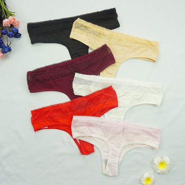 women's panties thongs low-rise cotton underwear tangas g-string fashion panty t-back intimate female underpants, Black;pink
women's panties thongs low-rise cotton underwear tangas g-string fashion panty t-back intimate female underpants, Black;pink