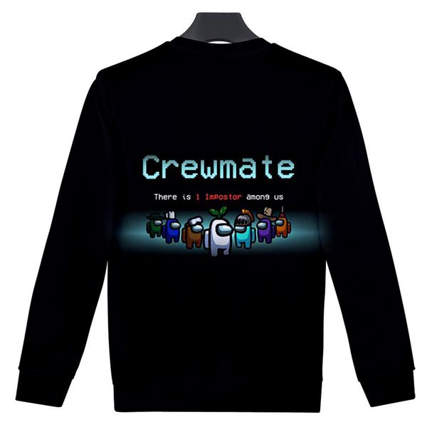 2020 among us hip pop o neck sweatshirt harajuku cute outwear pullover round collar autumn winter printed bbypgl lg2010, Black
2020 among us hip pop o neck sweatshirt harajuku cute outwear pullover round collar autumn winter printed bbypgl lg2010, Black