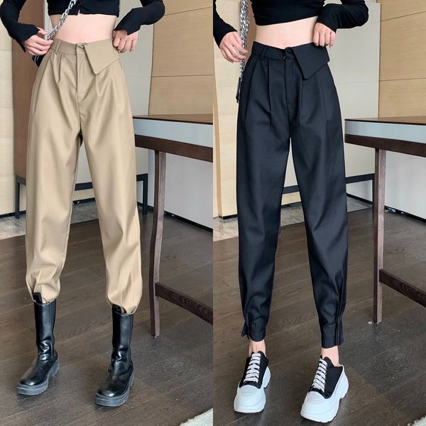 2020 autumn new loose suit casual high waist work clothes show thin legs nine legged pants women's wear
2020 autumn new loose suit casual high waist work clothes show thin legs nine legged pants women's wear