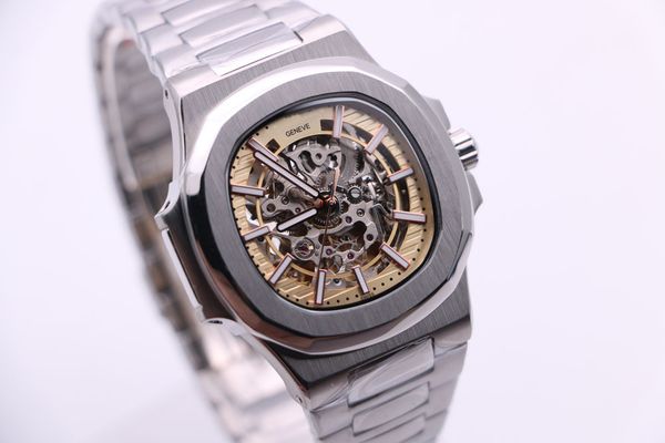 mechanical mens date watch men automatic hollow gold designer 5711 u1 wristwatch blue orologio lusso watches stainless di silver strap giil, Slivery;brown
mechanical mens date watch men automatic hollow gold designer 5711 u1 wristwatch blue orologio lusso watches stainless di silver strap giil, Slivery;brown