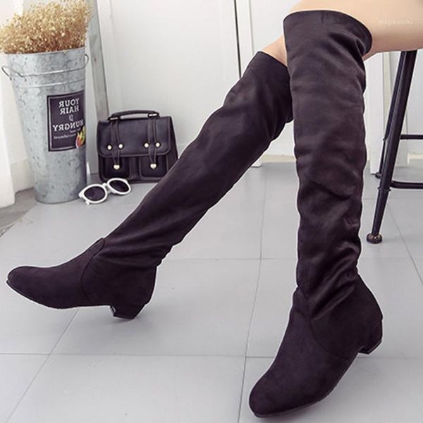 boots winter spring autumn women thigh high over the knee suede woman shoes plus size 35-40 botas mujer femininas1, Black
boots winter spring autumn women thigh high over the knee suede woman shoes plus size 35-40 botas mujer femininas1, Black