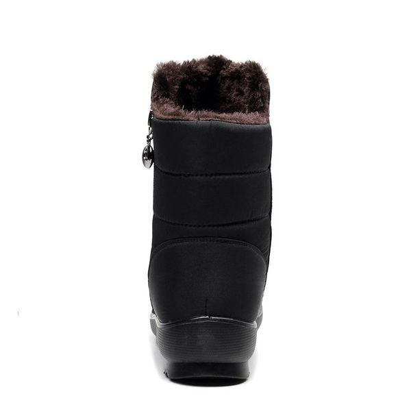 boots waterproof women winter snow boots warm plush fur ankle casual ladies wedge shoes for women zip bota feminina 2020, Black
boots waterproof women winter snow boots warm plush fur ankle casual ladies wedge shoes for women zip bota feminina 2020, Black
