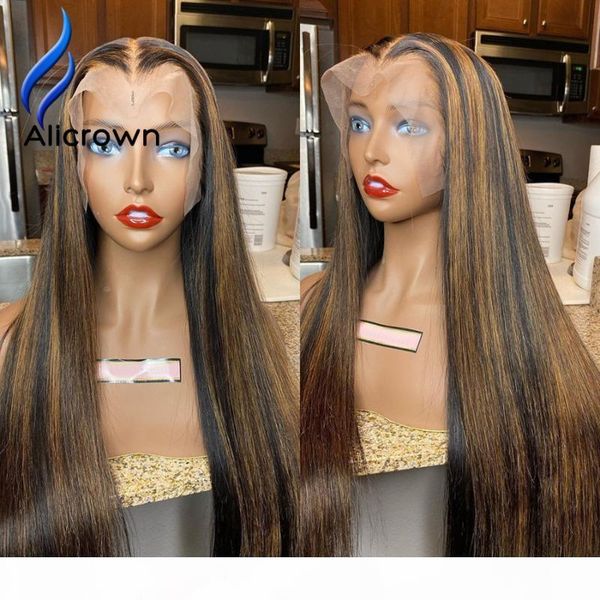 alicrown highlight t-part lace front human hair wigs for women bleached knots brazilian non-remy hair lace wigs pre-plucked, Black;brown
alicrown highlight t-part lace front human hair wigs for women bleached knots brazilian non-remy hair lace wigs pre-plucked, Black;brown