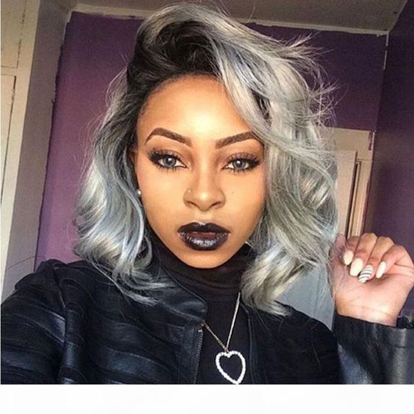 1b gray lace front wigs with baby hair wave 130% density peruvian remy human hair glueless wigs with pre-plucked hairline, Black;brown
1b gray lace front wigs with baby hair wave 130% density peruvian remy human hair glueless wigs with pre-plucked hairline, Black;brown