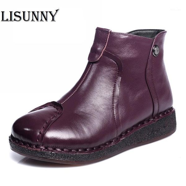2020women fall/winter cotton boots head layer leather soft bottom flat bottom leather mother short warm padded plush women shoes1, Black
2020women fall/winter cotton boots head layer leather soft bottom flat bottom leather mother short warm padded plush women shoes1, Black