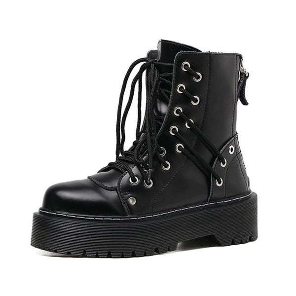 boots women's leather ms thick soles cool motorcycle and comfortable fashion casual riding, Black
boots women's leather ms thick soles cool motorcycle and comfortable fashion casual riding, Black