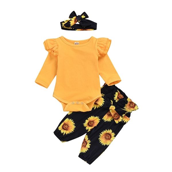 newborn infant baby girl winter clothes romper sunflower floral pants headband outfits set roupa infantil menino y200803, White
newborn infant baby girl winter clothes romper sunflower floral pants headband outfits set roupa infantil menino y200803, White