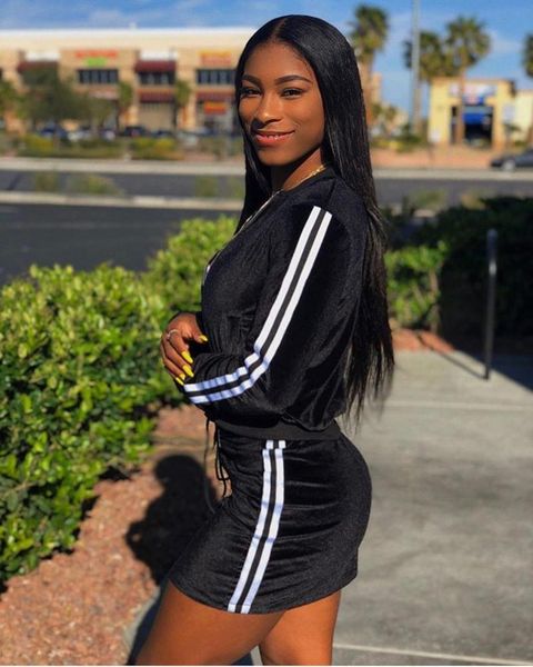 dpsde 2021 women new fashion girl style sets long sleeve round neck elastic mini short skirt two piece sets, Gray
dpsde 2021 women new fashion girl style sets long sleeve round neck elastic mini short skirt two piece sets, Gray