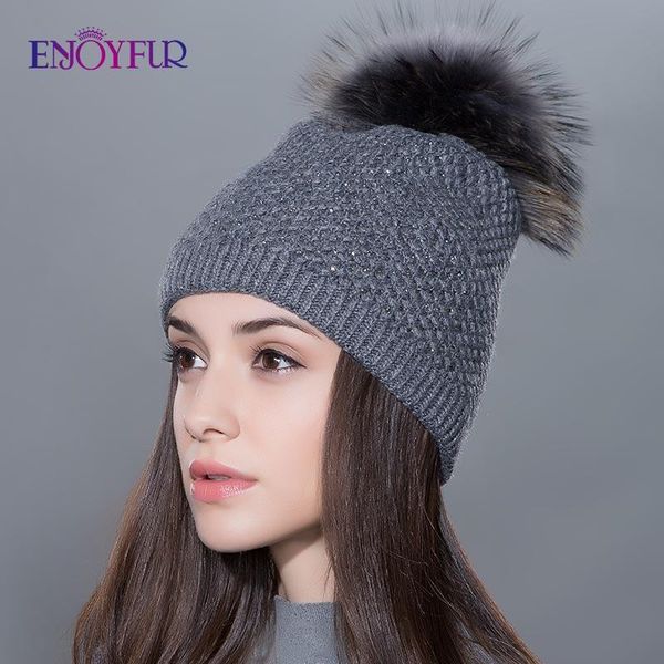 beanie/skull caps women fur hat for winter knitted wool beanies cap fluffy pom hats brand fashion casual good quality, Blue;gray
beanie/skull caps women fur hat for winter knitted wool beanies cap fluffy pom hats brand fashion casual good quality, Blue;gray