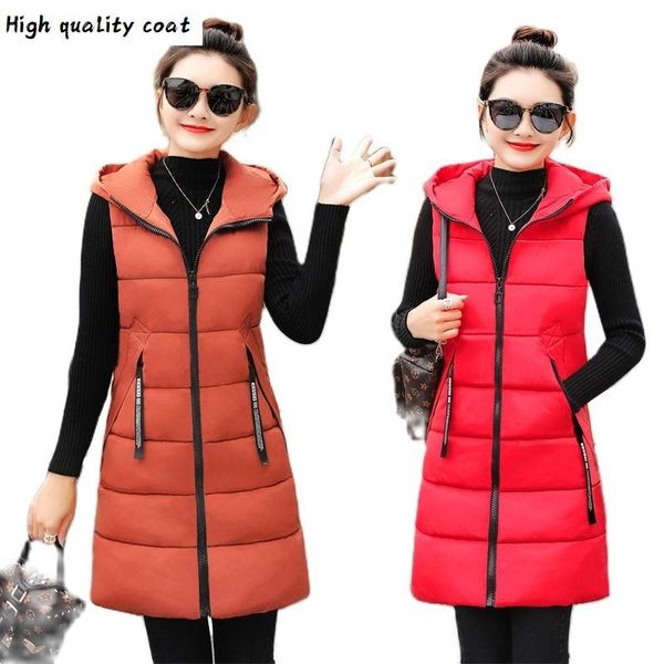 winter autumn vest women waistcoat 2021 new female sleeveless vest jacket hooded warm long thicken warm cotton coat, Black;white
winter autumn vest women waistcoat 2021 new female sleeveless vest jacket hooded warm long thicken warm cotton coat, Black;white
