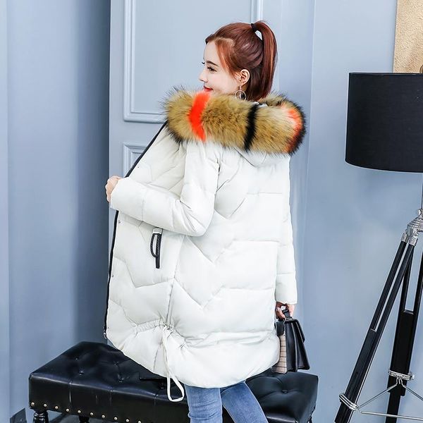 plus size women coats 2021 winter solid long jacket women hooded with fur collar slim thick cotton padded casual female parkas, Black
plus size women coats 2021 winter solid long jacket women hooded with fur collar slim thick cotton padded casual female parkas, Black