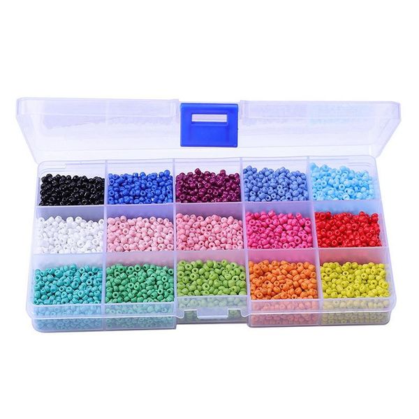 7000pcs in box 15 multicolor assortment glass seed beads opaque colors seed beads for jewelry making
7000pcs in box 15 multicolor assortment glass seed beads opaque colors seed beads for jewelry making