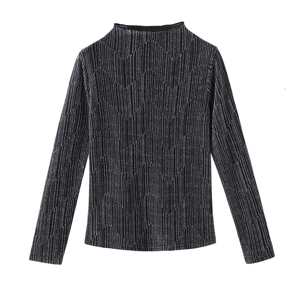 2021 new s-3xl shinning women pullover autumn winter long sleeve pullovers black tight sweater soft female jump 961r, White;black
2021 new s-3xl shinning women pullover autumn winter long sleeve pullovers black tight sweater soft female jump 961r, White;black