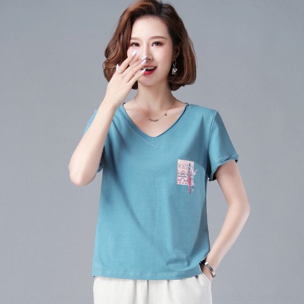 nhvfx hangpai women's t-shirt wear casual size plus women's t-shirt short sleeve summer new fat mm 9389 korean version plus xt6r7, White
nhvfx hangpai women's t-shirt wear casual size plus women's t-shirt short sleeve summer new fat mm 9389 korean version plus xt6r7, White