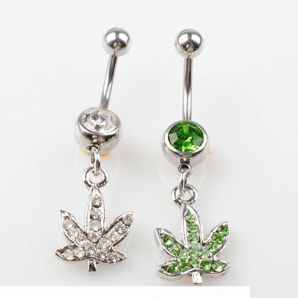 d0390 ( 2 colors ) stainless steel body piercing jewelry belly button navel rings dangle charm maple leaf ss 10pcs, Silver
d0390 ( 2 colors ) stainless steel body piercing jewelry belly button navel rings dangle charm maple leaf ss 10pcs, Silver