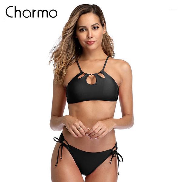 charmo women swimsuit bikini set solid front hollow out bikini swimsuit graceful swimwear strappy sets1, White;black
charmo women swimsuit bikini set solid front hollow out bikini swimsuit graceful swimwear strappy sets1, White;black