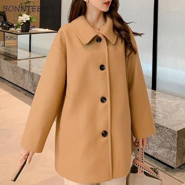 woolen blends women winter long coat ladies elegant all-match causal korean style womens clothing chic ulzzang single breasted1, Black
woolen blends women winter long coat ladies elegant all-match causal korean style womens clothing chic ulzzang single breasted1, Black