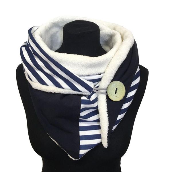 women casual printing scarf simple and generous design fashion retro multi-purpose shawl button scarf bufanda de felpa gruesa, Blue;gray
women casual printing scarf simple and generous design fashion retro multi-purpose shawl button scarf bufanda de felpa gruesa, Blue;gray