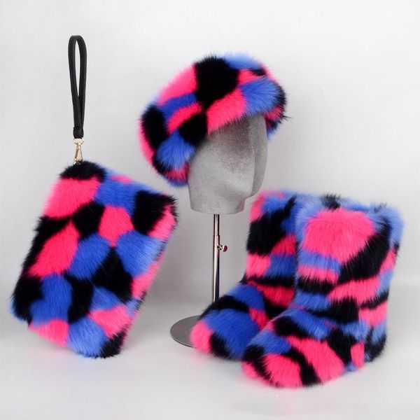 fashion winter women's outdoor cotton warm snow boots ladies cold proof furry imitation fur boots girl's plush faux fur shoes, Black
fashion winter women's outdoor cotton warm snow boots ladies cold proof furry imitation fur boots girl's plush faux fur shoes, Black