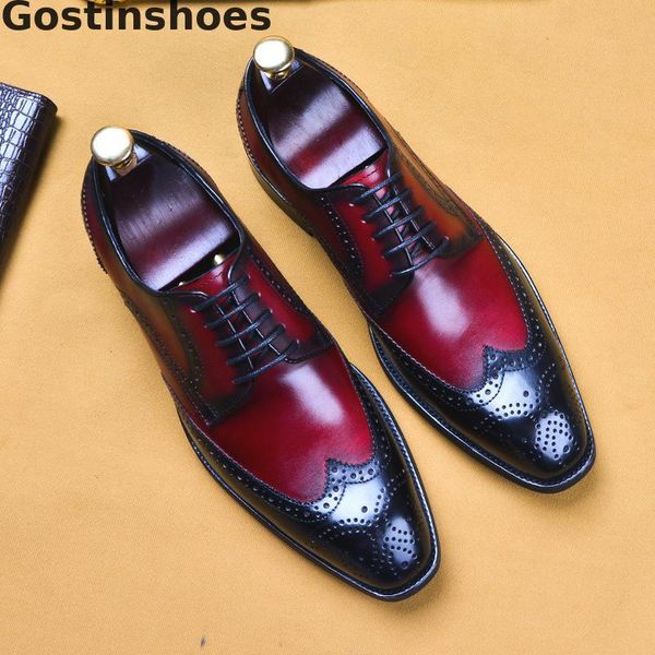 formal shoes men genuine cow leather brogue oxfords shoes wing tip cut-out breathable dress formal leather lace-up pointed, Black
formal shoes men genuine cow leather brogue oxfords shoes wing tip cut-out breathable dress formal leather lace-up pointed, Black