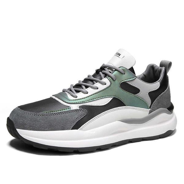 2022 early spring fashion versatile casual trendy shoes men's low thick soled leather sneakers daddy, Black
2022 early spring fashion versatile casual trendy shoes men's low thick soled leather sneakers daddy, Black