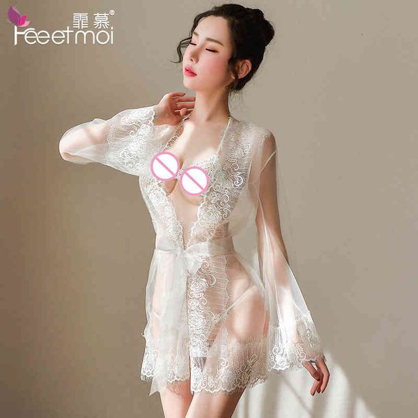 high-end stitching lace perspective nightgown bikini suit woman erotic gown nightdress v-neck ultra-thin lingerie dress, Black;white
high-end stitching lace perspective nightgown bikini suit woman erotic gown nightdress v-neck ultra-thin lingerie dress, Black;white