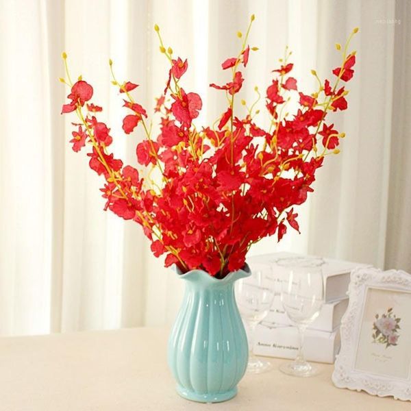 decorative flowers & wreaths european living room decoration simulation floral silk flower artificial orchid yellow 5 fork dance single1
decorative flowers & wreaths european living room decoration simulation floral silk flower artificial orchid yellow 5 fork dance single1