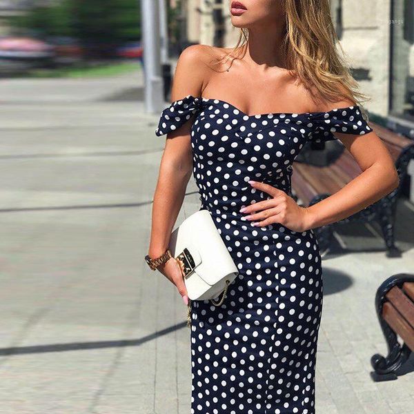 polka dot off shoulder summer dress boho off the shoulder empire women elegant dress a-line vestidos 20201, Black;gray
polka dot off shoulder summer dress boho off the shoulder empire women elegant dress a-line vestidos 20201, Black;gray