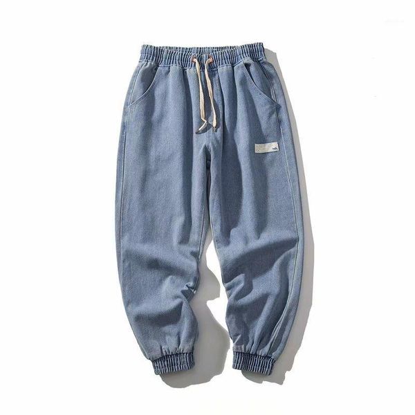 wholesale 2020 fashion elastic waist denim casual new trousers boys guard pants loose beam feet jeans korean trend pants1, Blue
wholesale 2020 fashion elastic waist denim casual new trousers boys guard pants loose beam feet jeans korean trend pants1, Blue