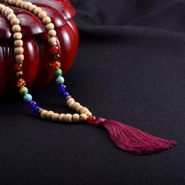 pendant necklaces arrival 7 chakra statement vintage strand wooden beaded long tassel ethnic style women boho jewelry, Silver
pendant necklaces arrival 7 chakra statement vintage strand wooden beaded long tassel ethnic style women boho jewelry, Silver