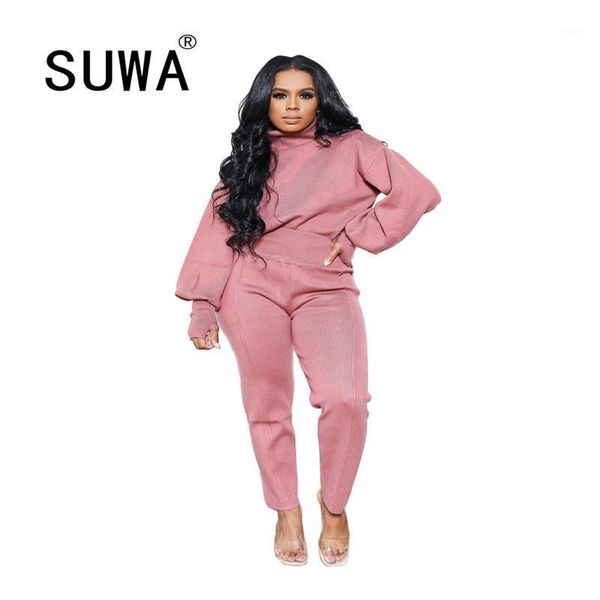fall winter wholesale clothing fashion office wear women two piece matching sets puff sleeve and high waist pants sweat suit1, Gray
fall winter wholesale clothing fashion office wear women two piece matching sets puff sleeve and high waist pants sweat suit1, Gray
